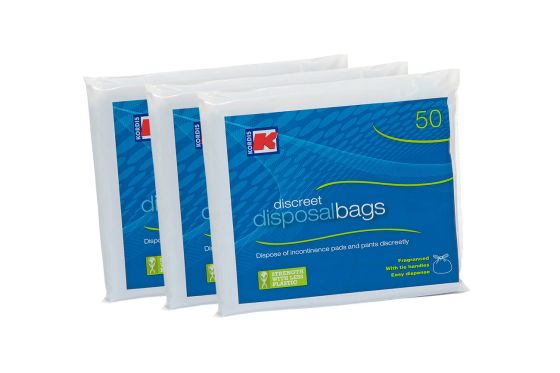 Kordis 50 Incontinence Bags x 3